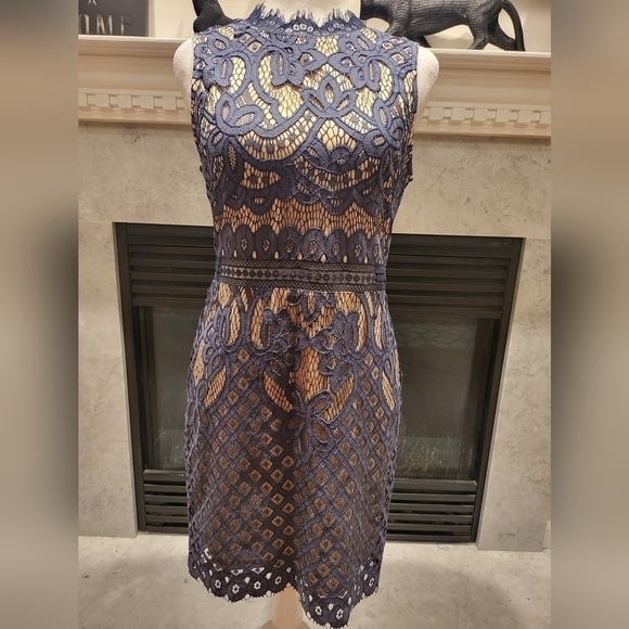 Mi Ami Form Fitting Lace Dress - Picture 1 of 4